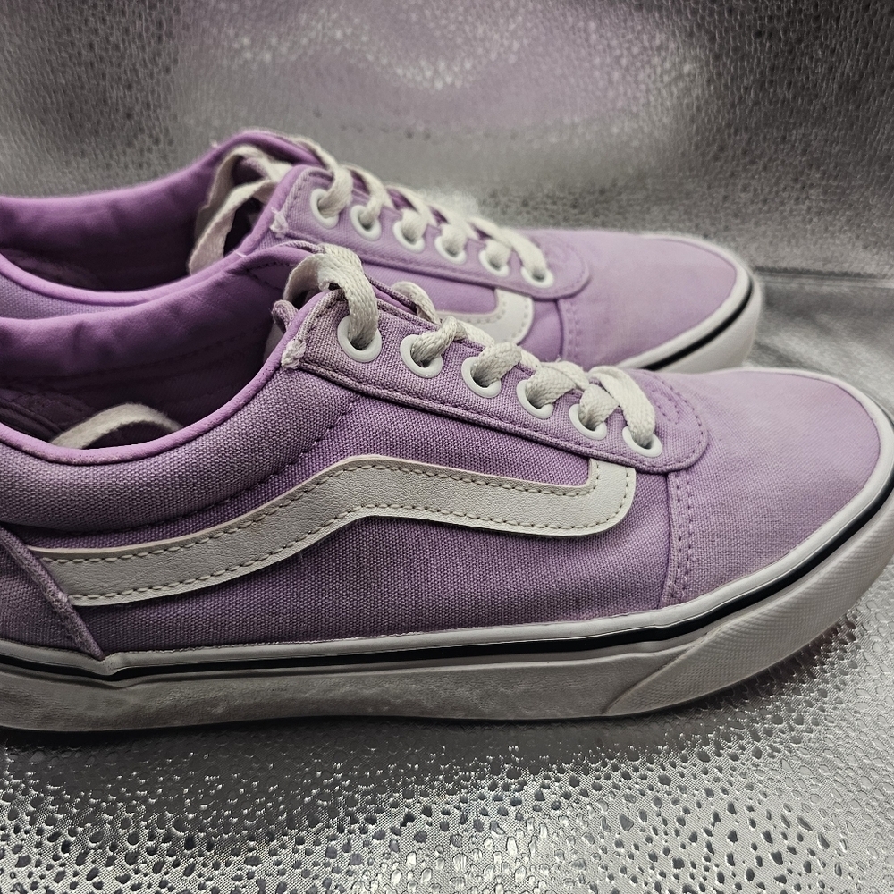 Vans Old Skool Sneakers Women’s 6.5 Purple Canvas Low Top Skate Shoes - Picture 3 of 5